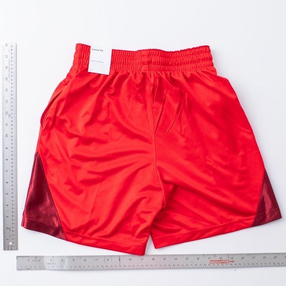NIKE BASKETBALL Red FLY CROSSOVER DRI-FIT SHORTS - Picture 3 of 4